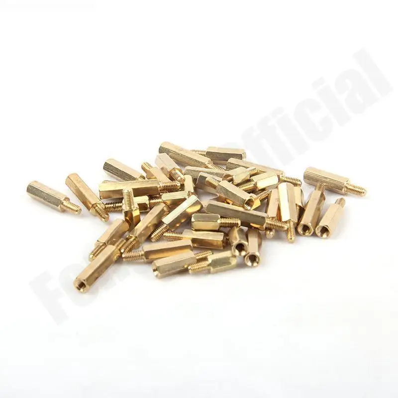 [M2 M2.5 M3 M4 M5 M6] шестигранные латунные винты с резьбой столб PCB компьютер PC