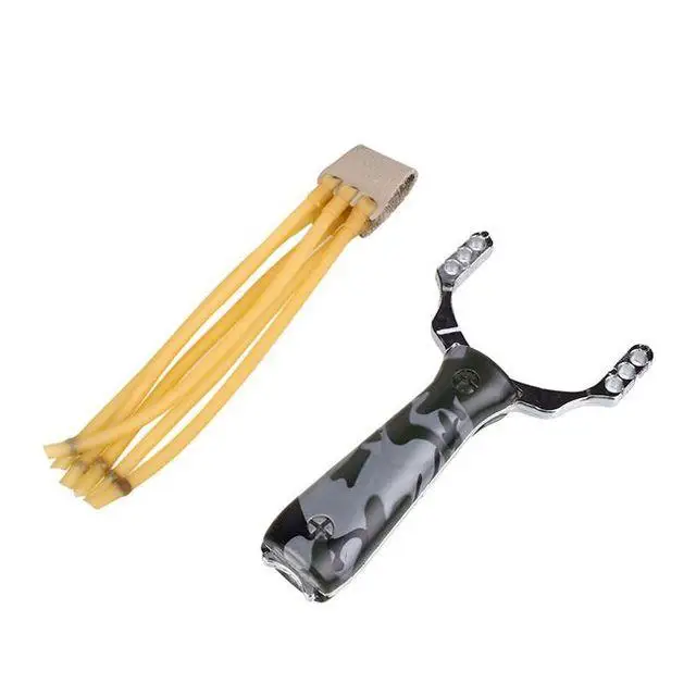 3 шт. камуфляжная слинг выстрел алюминиевого сплава Рогатка камуфляж лук ООН hurtable