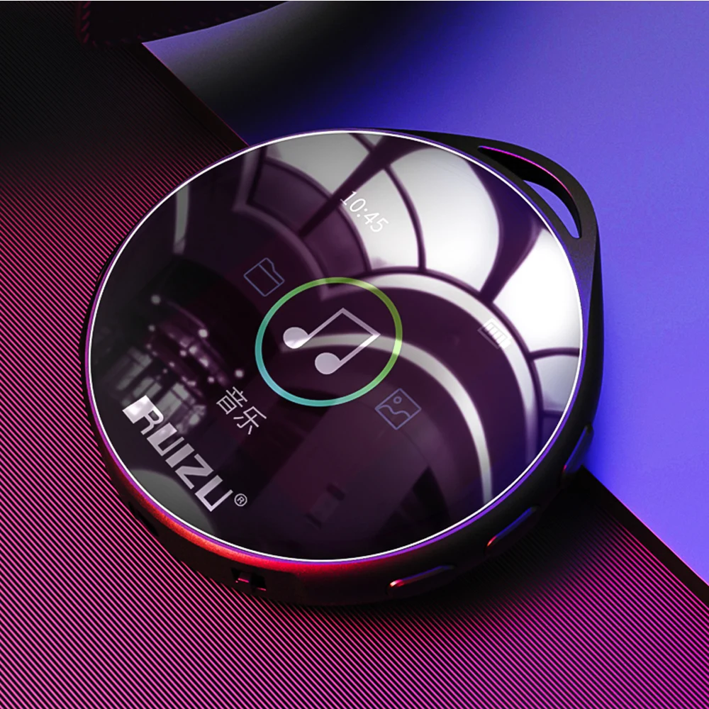 

RUIZU M10 Bluetooth MP3 Player 8GB 16GB Portable Audio Walkman With Built in Speaker FM Radio EBook recording MP3 Music Player