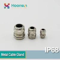 m18 m20 m22 m24 10 pcs brass cable gland metal wire connector nickel plated brass