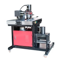 multi functional busbar processing machine 220v 50hz iron copper plate three in one cutting punching and bending tool