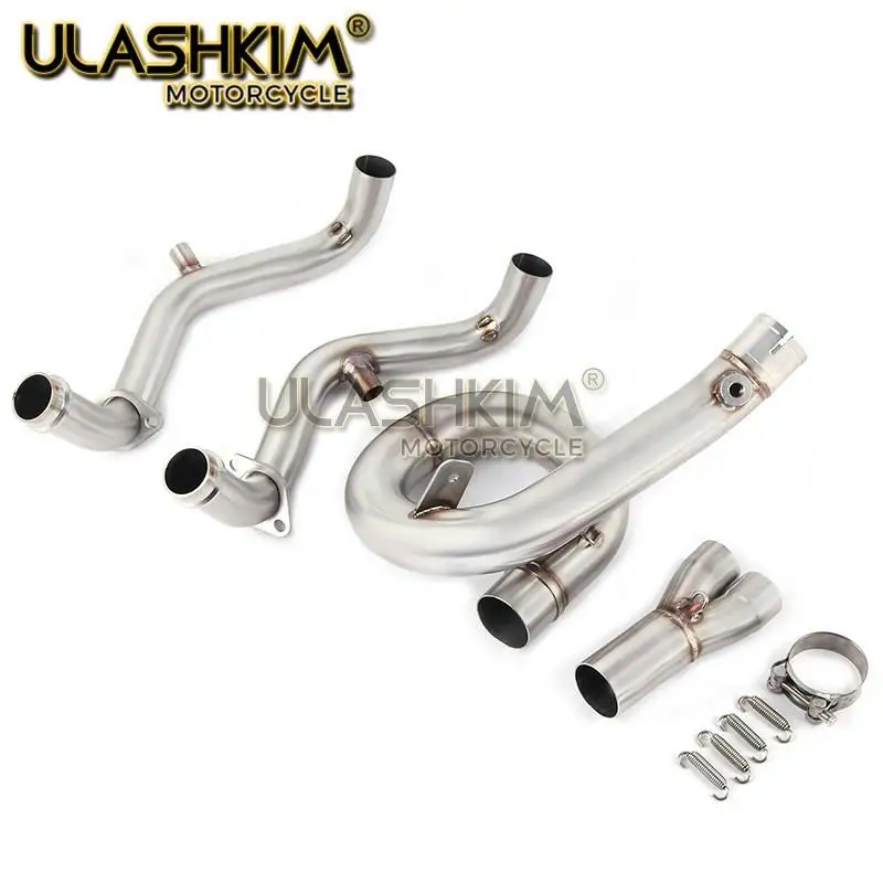 

Motorcycle Exhaust Front Pipe Muffler Full System Slip On For Yamaha FZ-07 MT-07 FZ07 MT07 2014-2017 XSR700 2016-2017