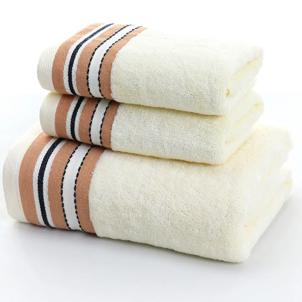 

3-piece bath towel original bamboo fiber towel adult children towel bathroom hotel outdoor sports beach towel