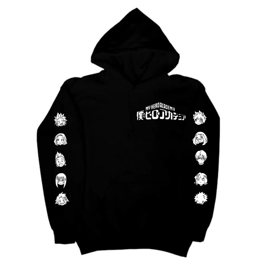 

Забавные толстовки с аниме «Моя геройская Академия», мужские и женские толстовки с длинным рукавом, одежда