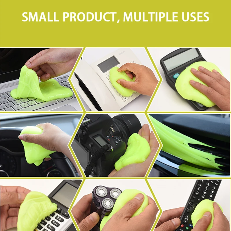 Очищающий клей для автомобиля гелевый гель чистки клавиатуры супер чистый