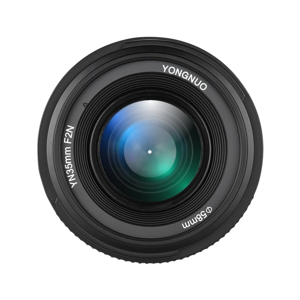 Объектив YONGNUO YN35mm F2N f2.0 широкоугольный объектив AF/MF с фиксированным фокусом F