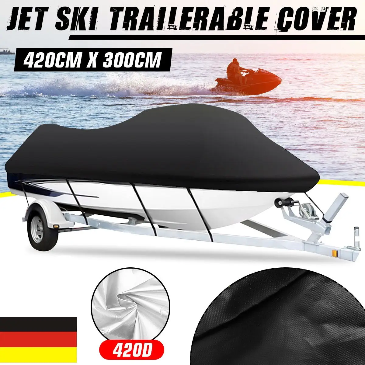 Водонепроницаемый чехол для лодки с защитой от снега и солнца водного ремесла