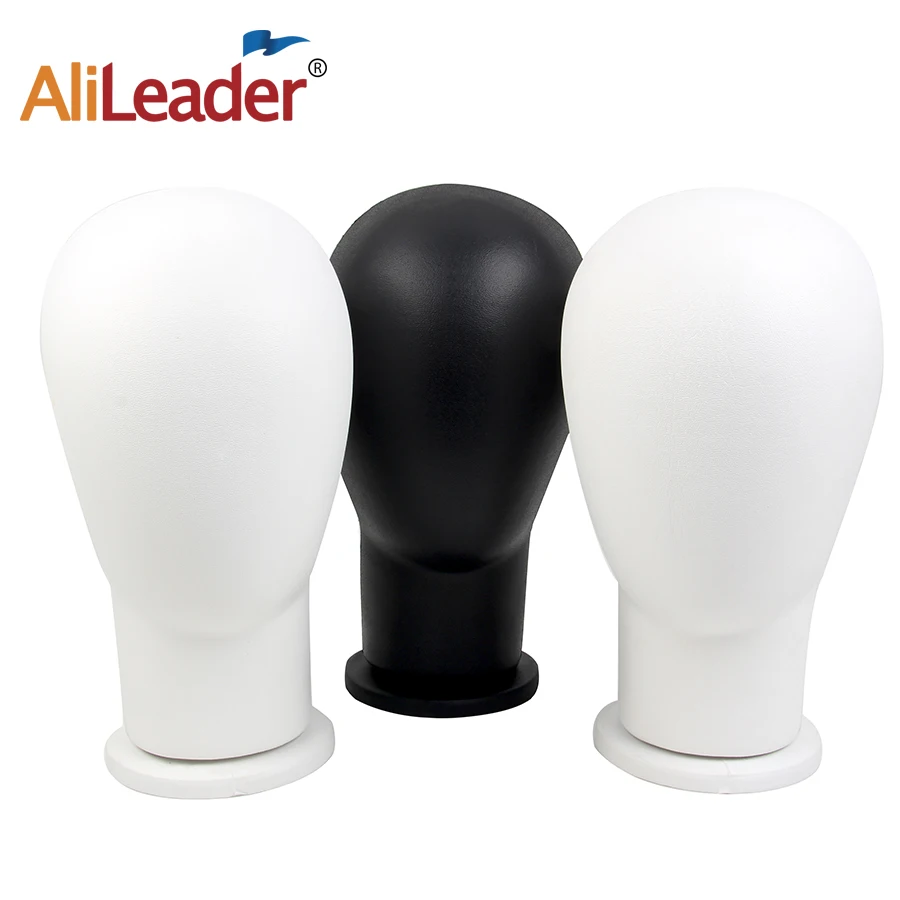 

Alileader Wig Block Head Pu Mannequin Head For Wig Making Display Styling Head 21Inch Training Mannequin Head Hat Wig Making Kit