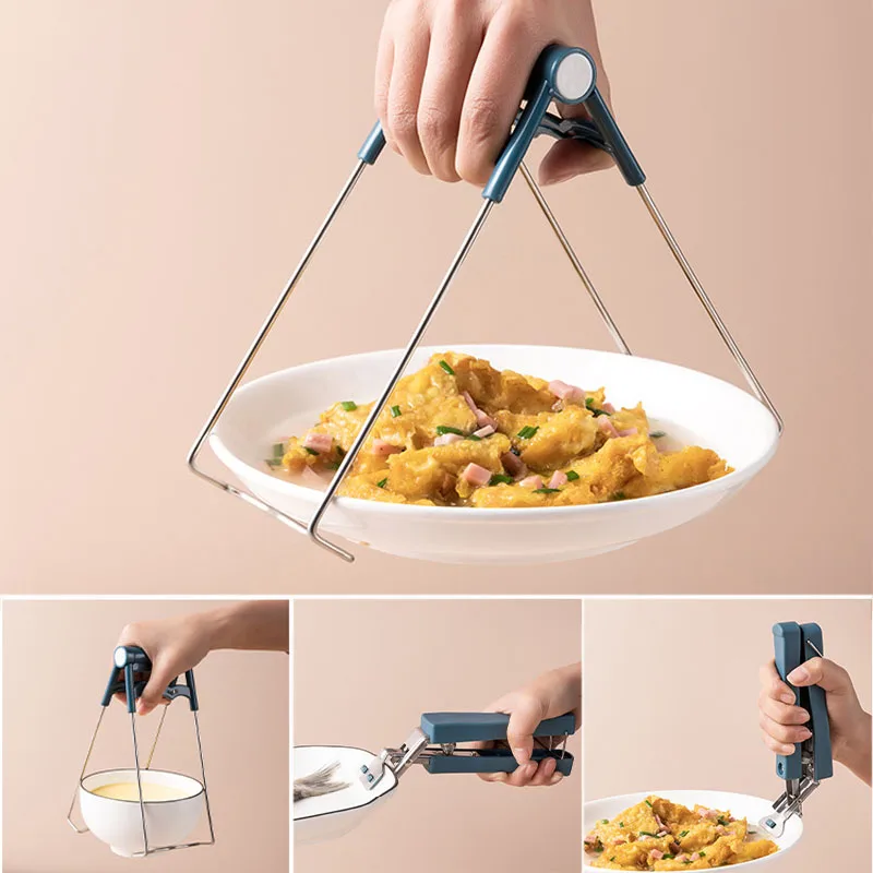 

Скандинавский дом противоскользящая чашка для щипцов щипцы для кухни многофункциональная сборщик Нескользящая Паровая чаша сборщик кухон...