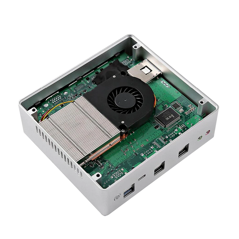 Лучший дешевый мини-ПК 10-го поколения Intel i7-10710U 6 * Core 2 DDR4 M.2 NVMe NUC компьютер Windows 10 Linux