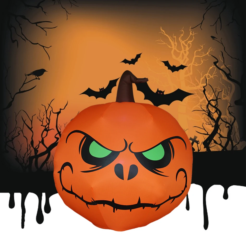 

Halloween Light Up Inflatable Pumpkin Halloween Home Lawn Indoor Props