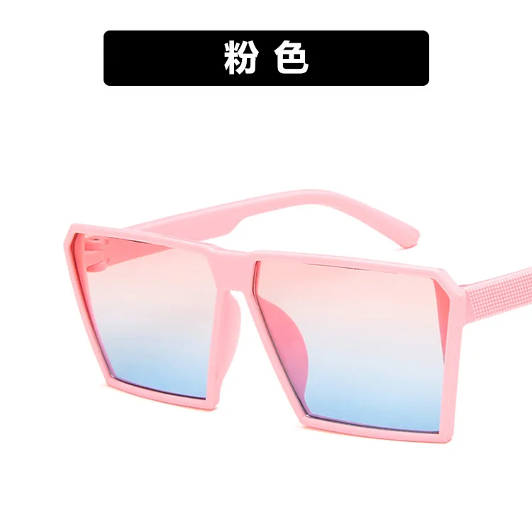 Классические квадратные солнцезащитные очки для девочек и мальчиков Красочные