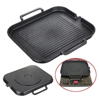 kitchen non stick cooking grill pan cast iron reversible griddle pan plate large hot induction cooking with handles