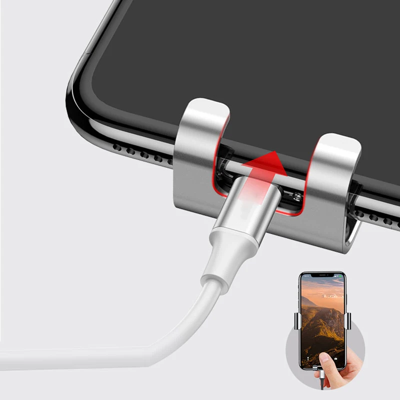 Автомобильный держатель для телефона Luckybobi S02 с креплением на вентиляционное