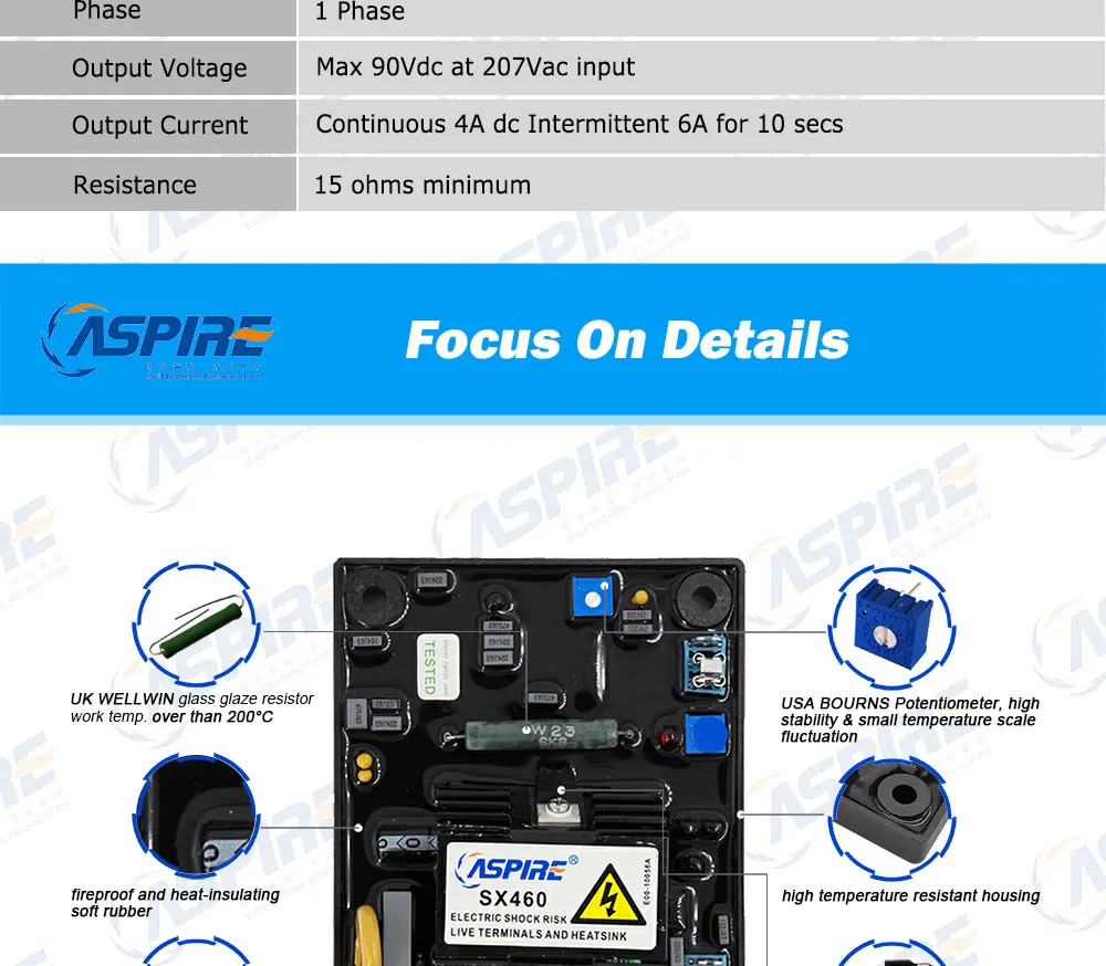 AVR SX 460 автоматический регулятор напряжения AVR SX460 для генератора