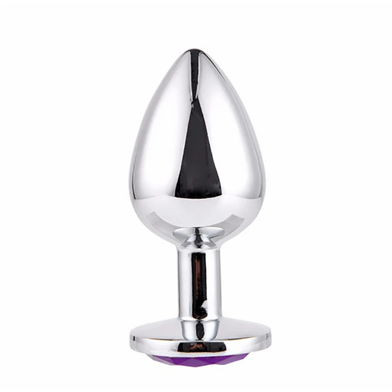 3 Размеры Нержавеющая сталь Анальная пробка круглое основание Ювелирные изделия