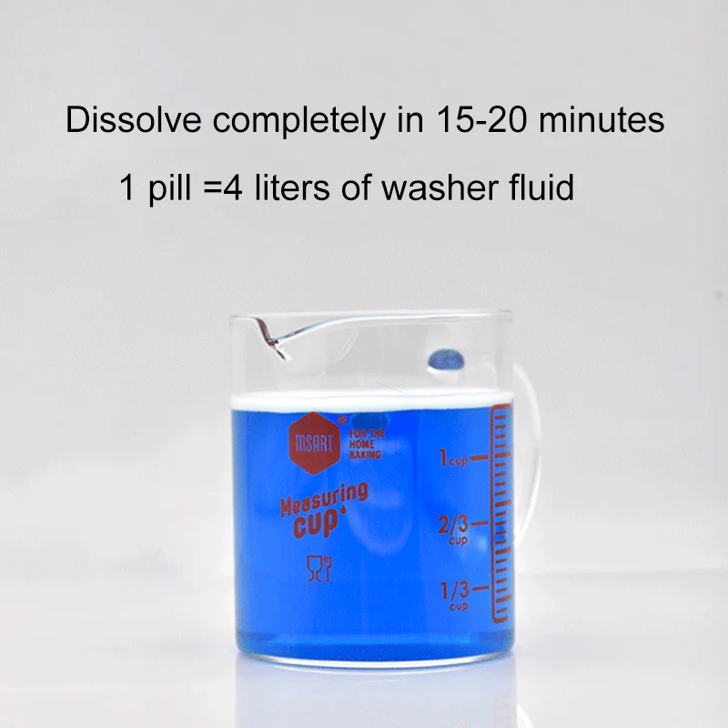 Твердый Омыватель для мойки концентрата лобового стекла автомобилей жидкость