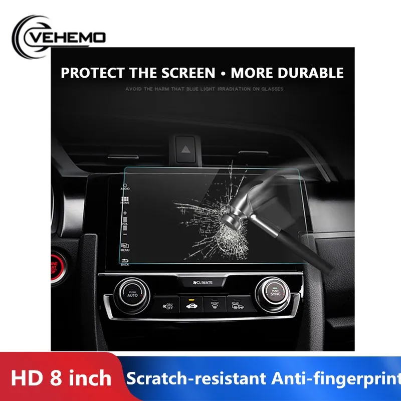 8 дюймовая защитная пленка из закаленного стекла для Indash 2 DIN DVD GPS радио стерео