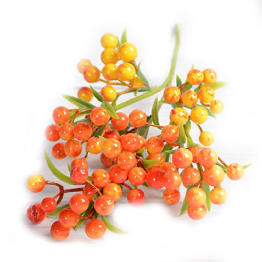 Горячая продажа плюща красная ягода ягоды куст букет Рождество лоза Холли