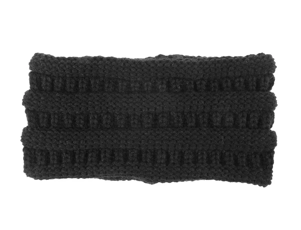 

Winter ear Warmer Headbands Turban Handmade fleece Plus Velvet Hairband Headwrap Stretch Women Headwear Accessories