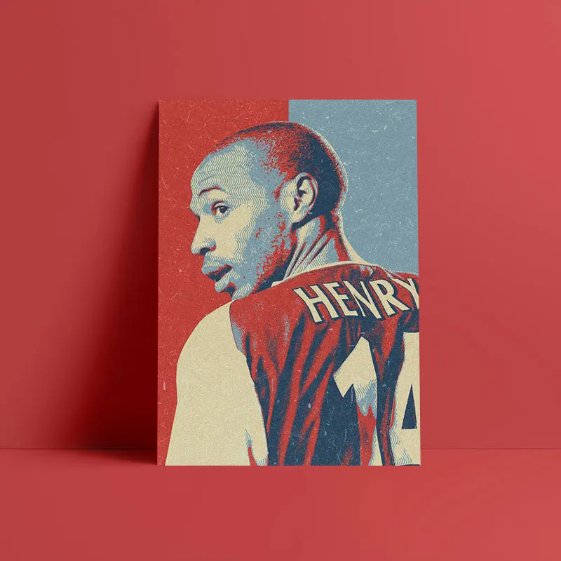 

Thierry Henry Hopestyle art poster Canvas Wall Art Decoration prints for living Kid Children room Home bedroom decor painting