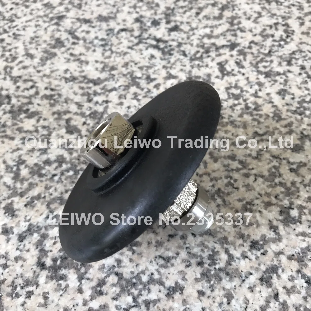B30 (1-1/4) Demi Bullnose Diamond ручная вакуумная пайка фрезы с резьбой 5/8-11 для гранитных