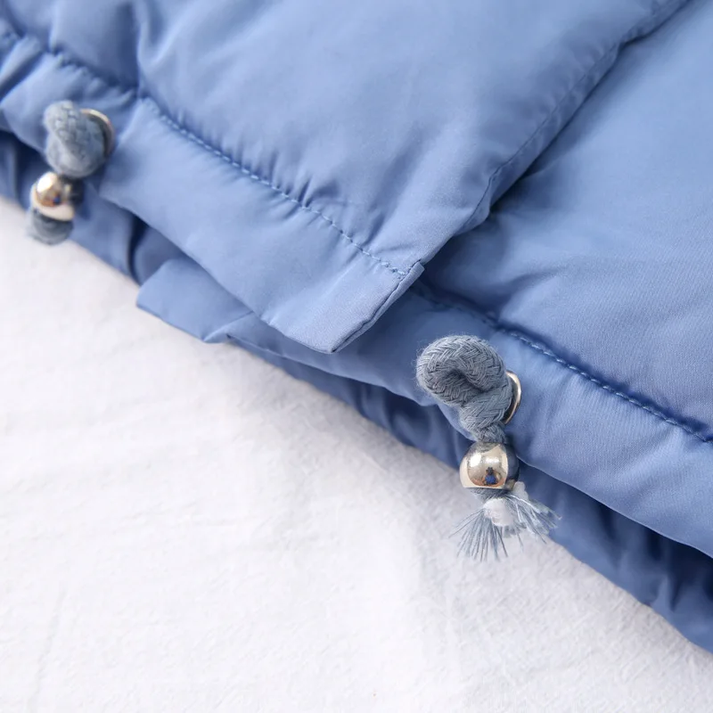 2019 г. Осенняя плотная пуховая детская парка куртки зимние зимнее пальто для