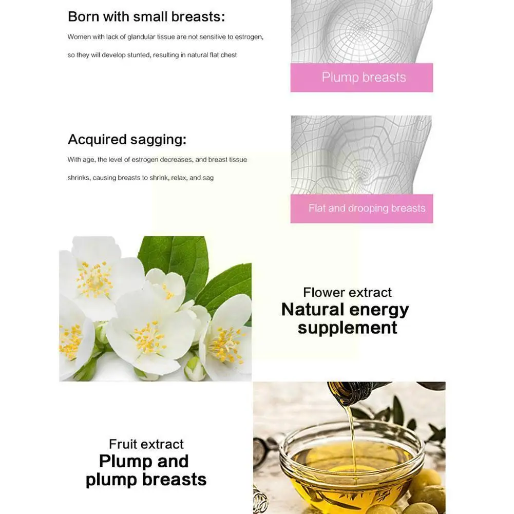 

Breast Enhancement Cream Powerful Lifting Plumping Formula For Breast Growth Enlargement Natural Bust Enhancement G4f7