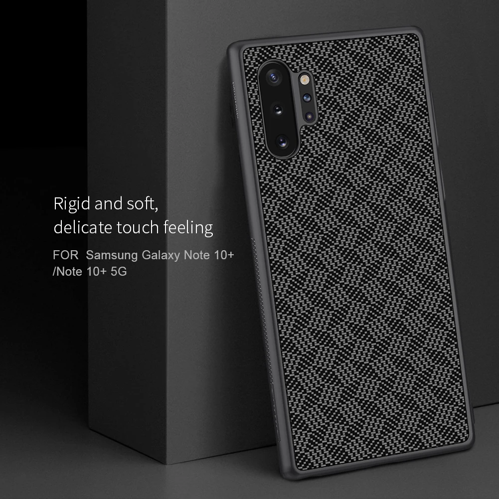 Для samsung Galaxy Note 10 9 8 S10 Plus чехол Nillkin из углеродного синтетического волокна жесткая полная крышка чехол для samsung S10E Note10 Plus