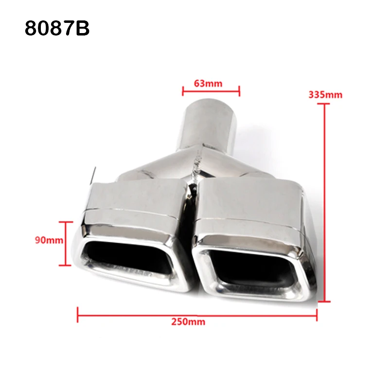 Модифицированный глушитель выхлопной газовой трубы автомобиля 2 шт./компл.