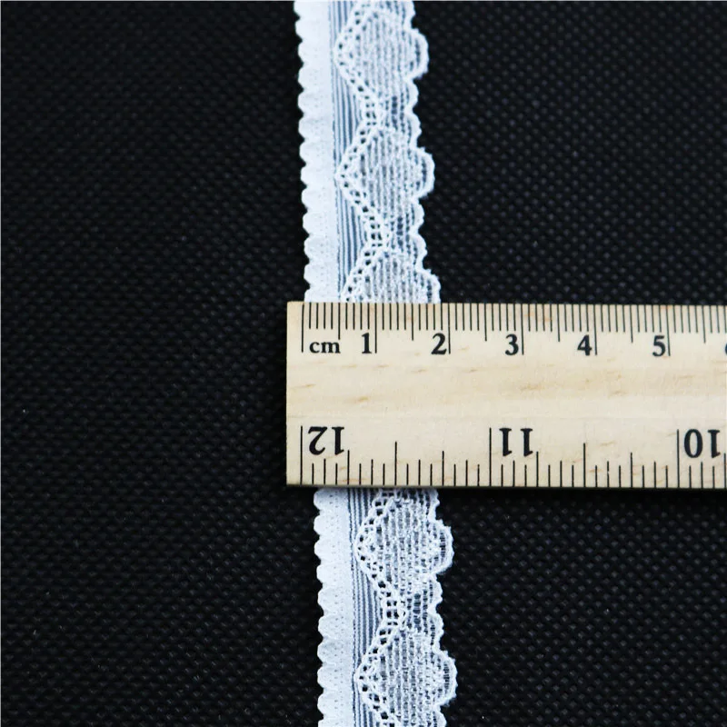 Кружевные кружевные ленты с отделкой 18 мм 5 ярдов свадебное украшение ручной