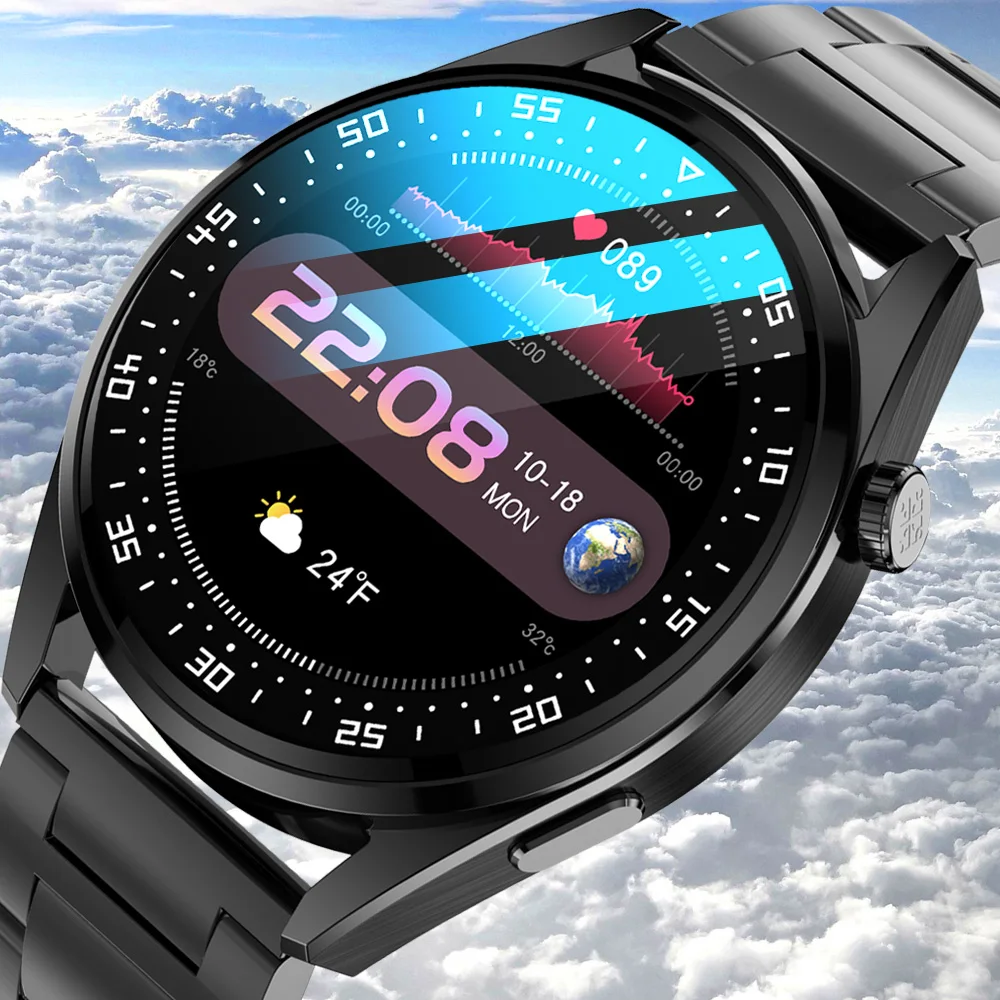 Смарт-часы мужские водонепроницаемые E-20 с поддержкой Bluetooth несколько режимов