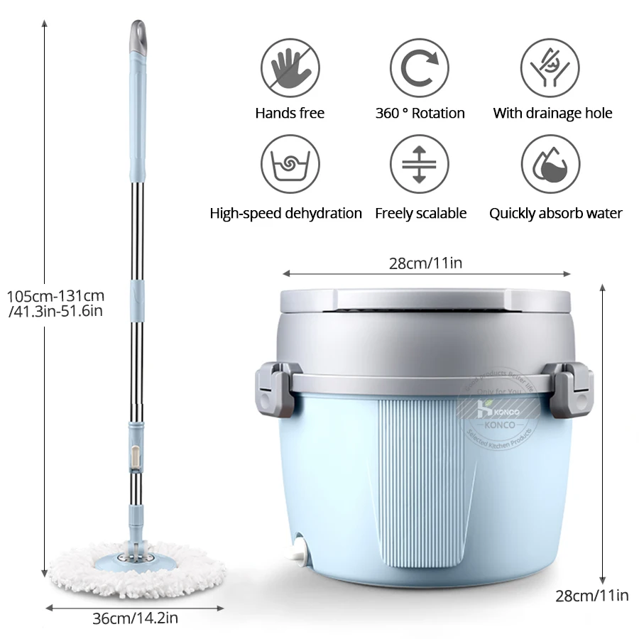 Швабра из микрофибры с вращающейся головкой 360 градусов|Швабры| |