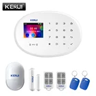 KERUI W20 домашняя система охранной сигнализации WIFI GSM 2,4 дюйма Buglar, панель сигнализации, русский, итальянский, немецкий, испанский языки, переключаемая