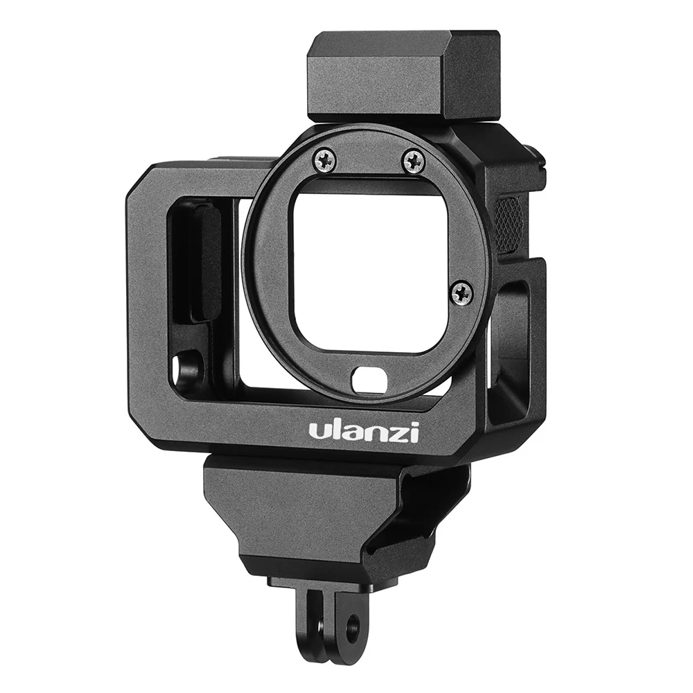 

Металлический чехол для Go Pro 8 Vlog для Gopro Hero 8 Black Dog, чехол с удлиненным адаптером холодного башмака для штатива, микрофона и светильник Ки