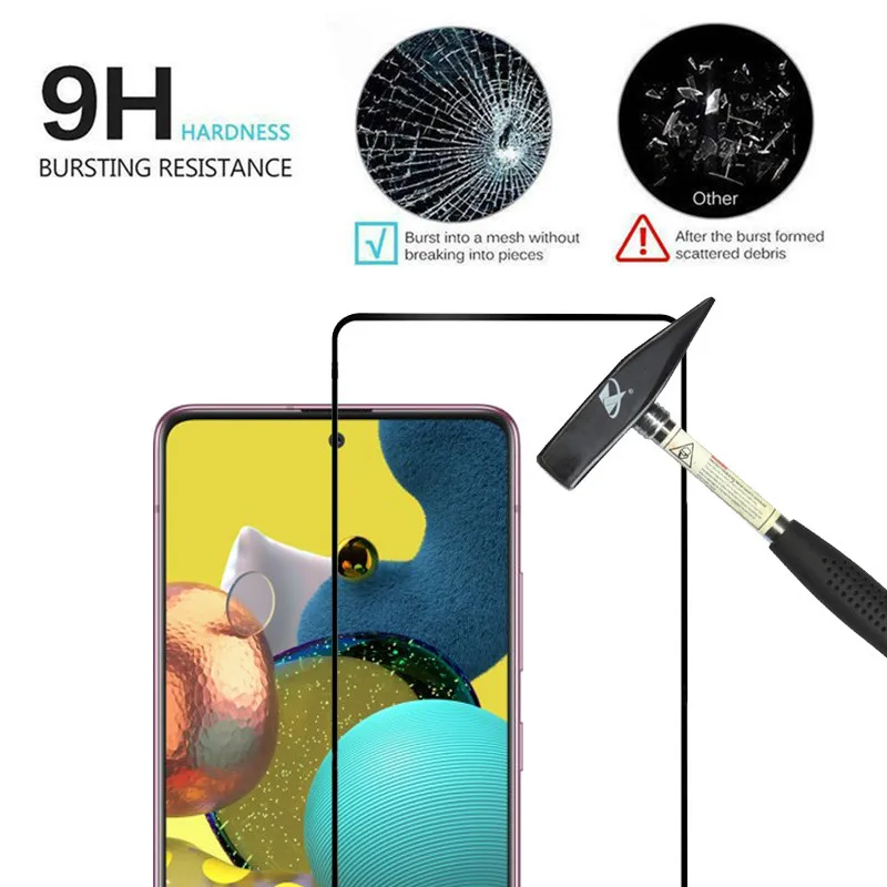 

1-10 Pcs Glass for Samsung A71 Galaxy A 51 Tempered Glass Protector Samsung Galaxy A 71 Screen Protection Samsung A51 Glass Film