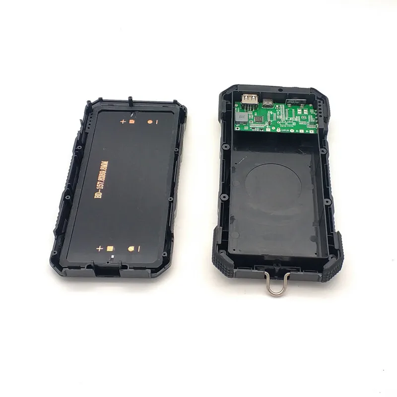 Корпус внешнего аккумулятора на солнечной батарее коробка DIY два USB комплекта