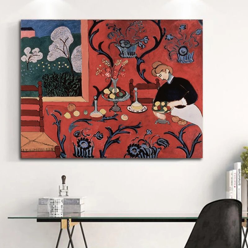 Mordern Abstract Home Decoration Print Canvas Art Wall Pictures Poster Printings Paintings French Henri Matisse Girl | Дом и сад