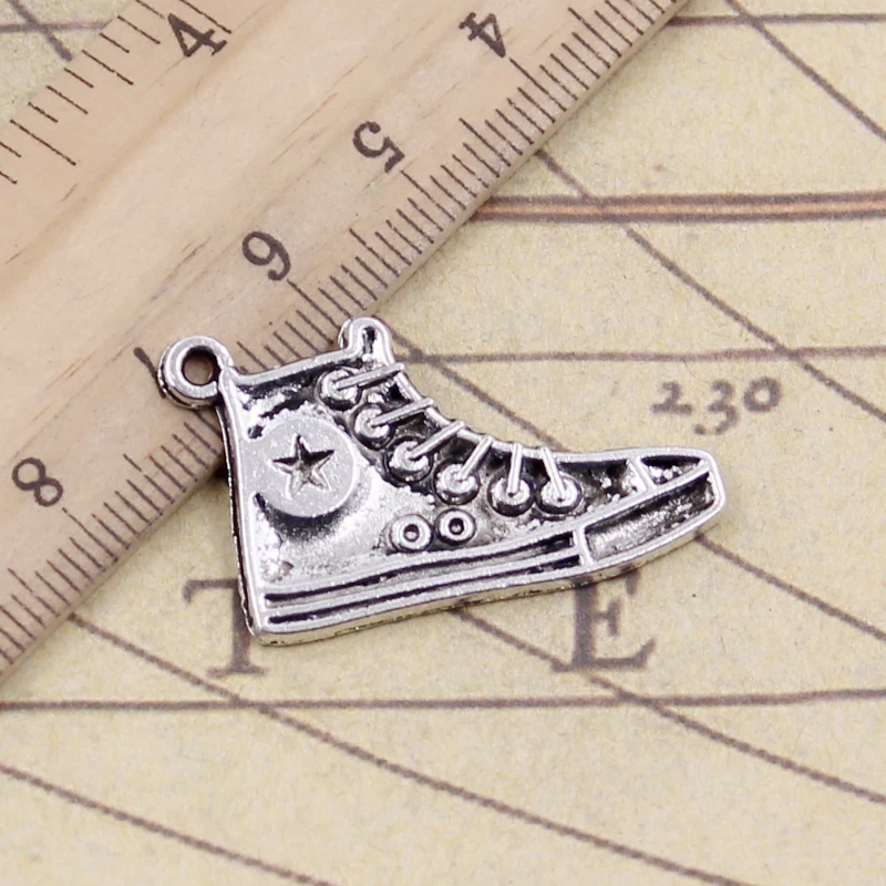 30x20mm Tibetan Bronze Silver Color Pendants Antique Jewelry Making Diy Handmade Craft