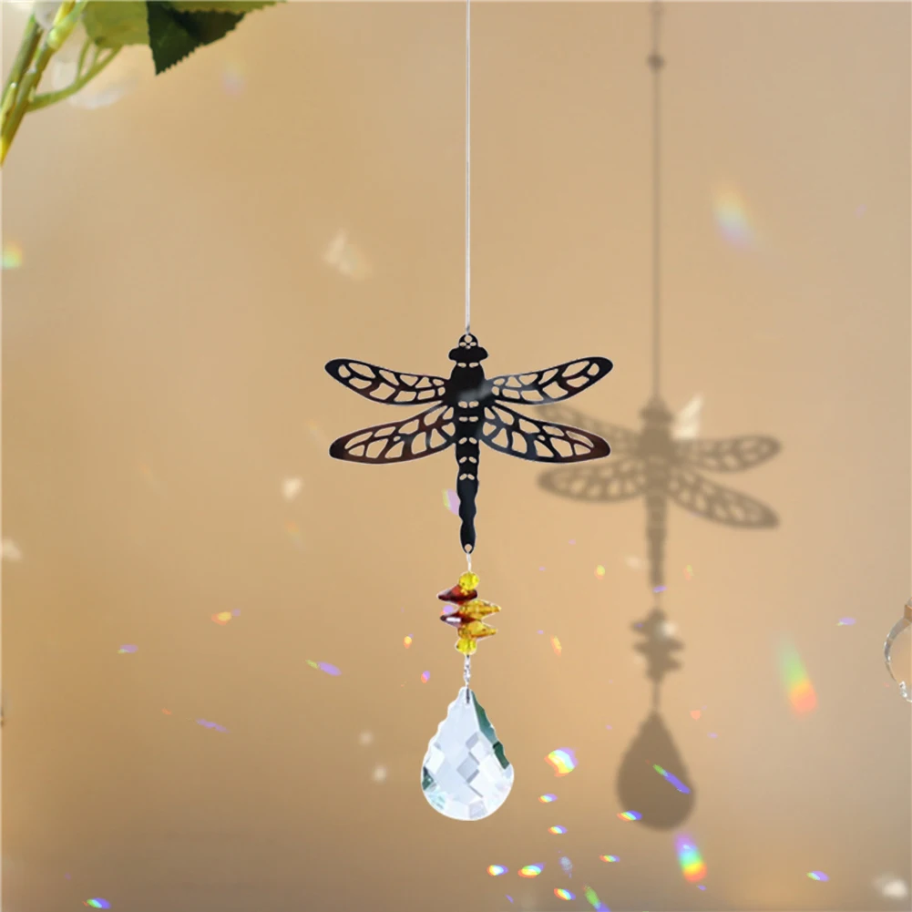 

Crystal Sun Prisms Glass Chandelier Solar Hummingbird Owl Wind Chimes Rainbow Chaser Hanging Catcher Curtain Pendant Decoration