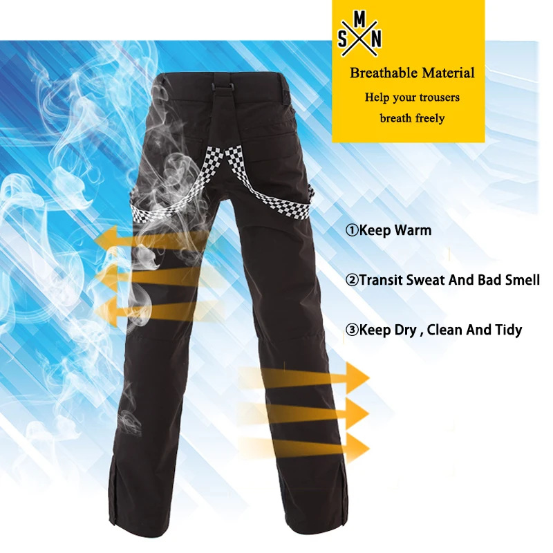 Комбинезон для сноуборда SMN женские зимние водонепроницаемые ветрозащитные