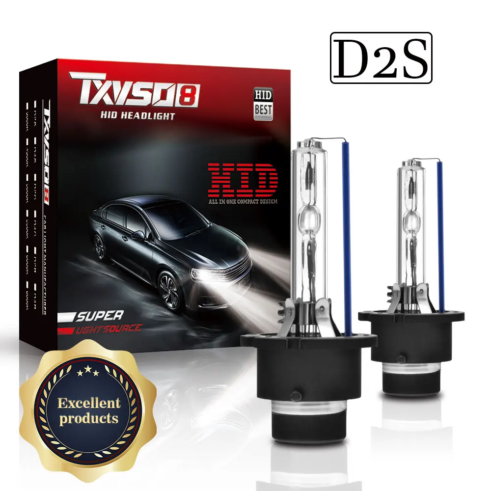 TXVSO8 Ampoule D2S HID фара 9000LM 35 Вт/55 Вт лампа 4300K 5000K 6000K 8000K 10000K 12000K автомобильные ксеноновые фары 2020