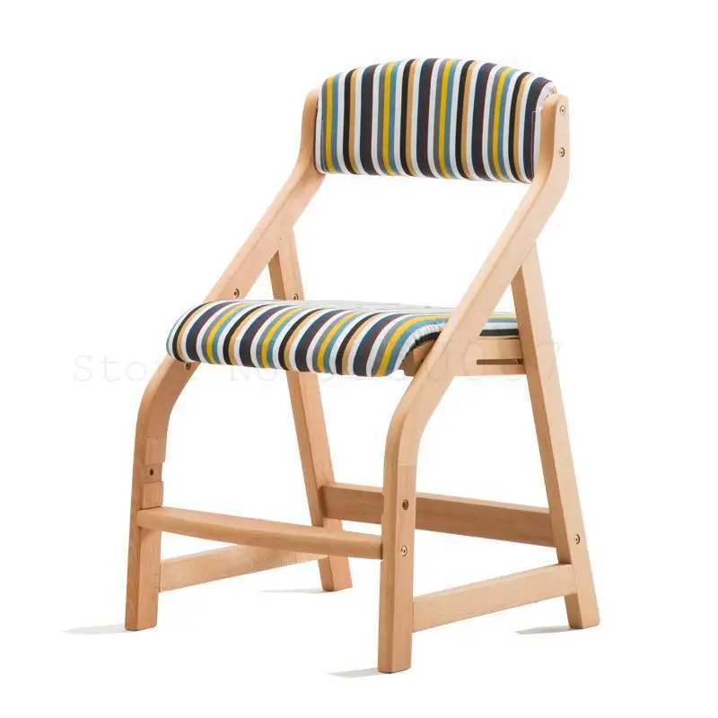 Детский стул для обучения может поднять студентов настоящий деревянный JiaoZi стол