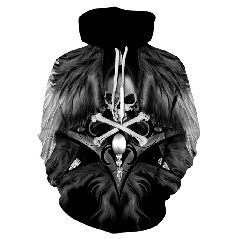 

Autumn War black mens Hoodies Sweatshirt 3D Print Funny Skull Streetwear Harajuku Pullover Hip hop Jacket Men Tracksuit XXS-4XL
