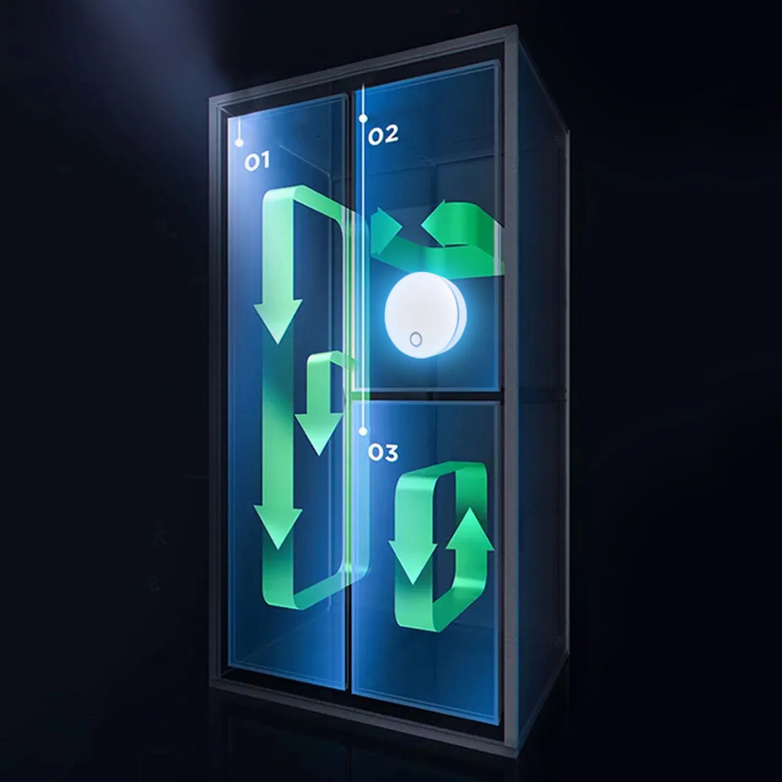 

Ozone Generator Mini Car Air Purifier Humidifier Deodorizer Fridge Purification for Refrigerator Deodorizer Pet Home Toile #