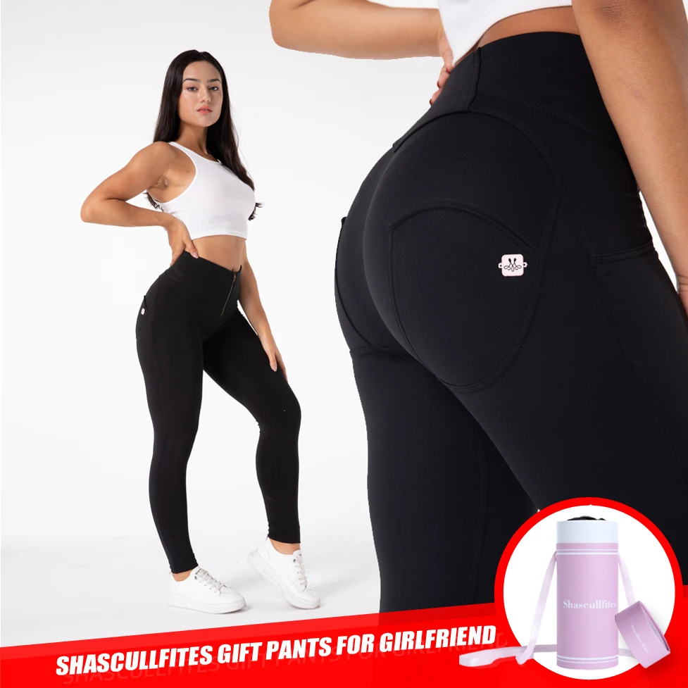 Shascullfites Lulu Woman Pants With High Waist Thin Fitness Leggings Women Ultra Stretch Skinny Scrunch Bum Legging