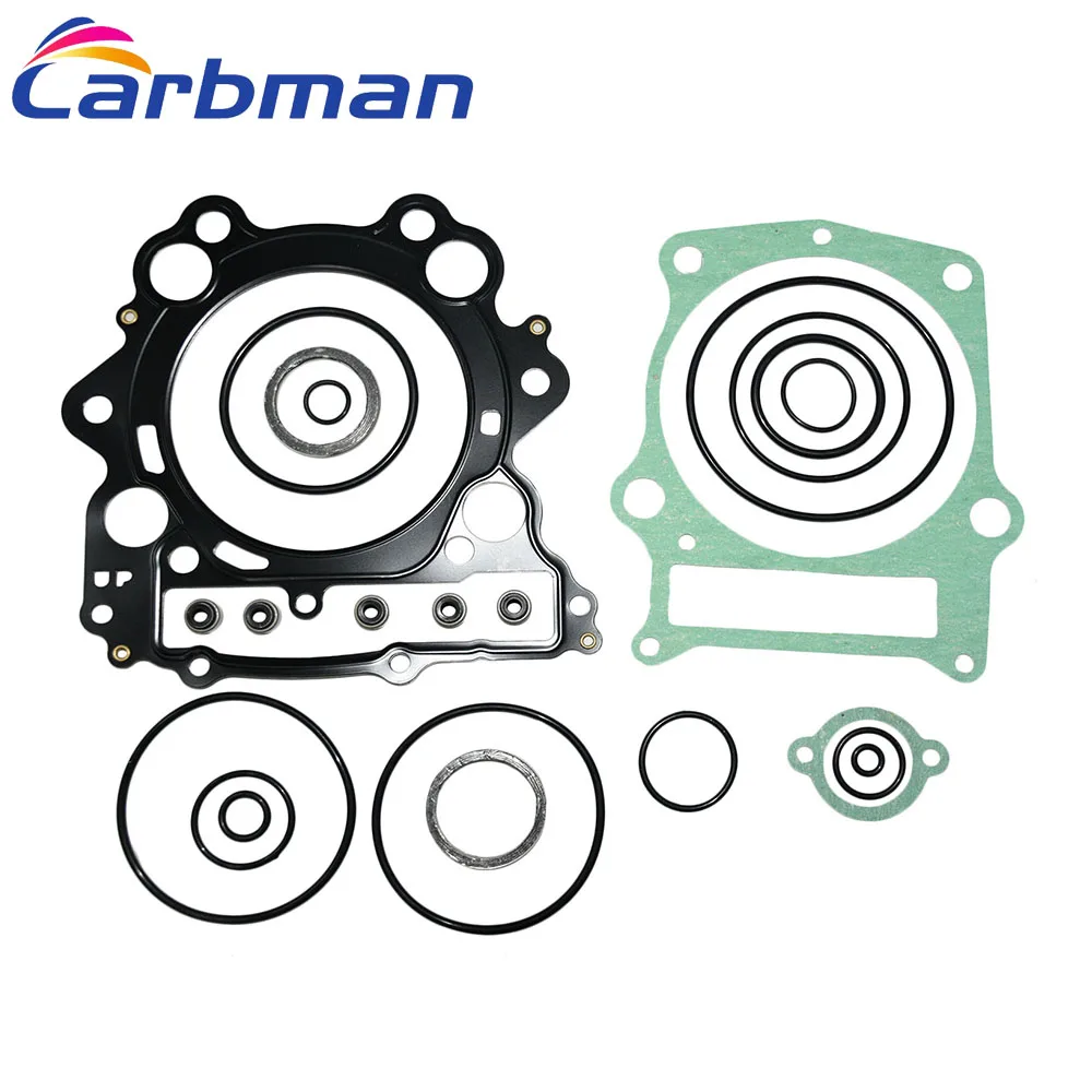 Carbman один комплект полный прокладок головки двигателя для Yamaha YFM 660 Grizzly 2002-2008