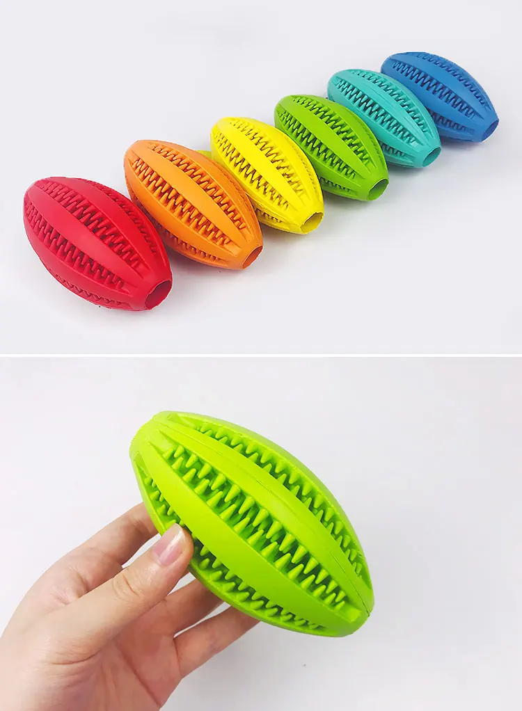 11.5x6cm Игрушка-Кормушка для собак, игрушка для питомцев, забавная Интерактивная эластичная игрушка для жевания собак, зуб, чистая утечка, кормушка для еды, экстравагантный резиновый мяч для укуса - Цвет: 11.5x6cm