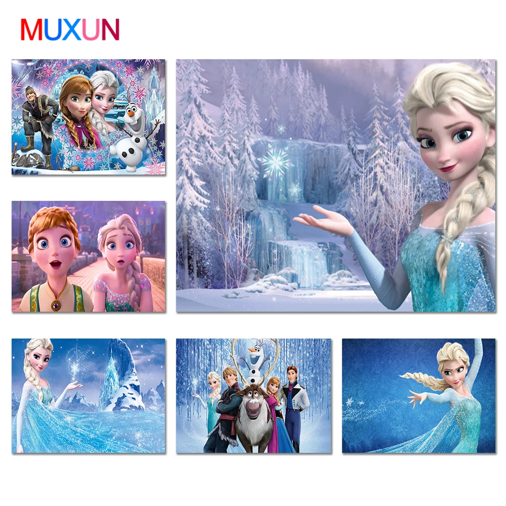 5D высококачественные алмазные картины Холодное сердце мультяшная мозаика