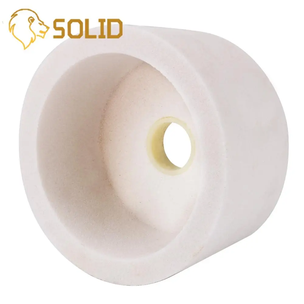 

6" Ceramic Grinding Wheel Cup Type 46/60/80Grit for Polishing Grinding Metals Ceramics Marble 150x80x32mm 1Pc